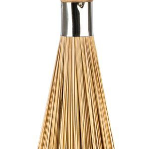 Bambusz kefe, öntöttvas edények tisztításához